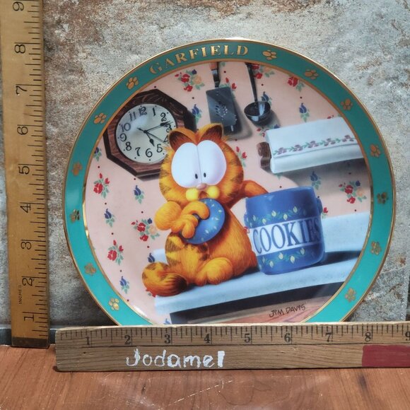 Danbury Mint Decorative Plate A Day With Garfield I Deny Everything 1978  Jim Da - Picture 10 of 12